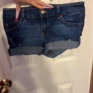 Dark Jean shorts